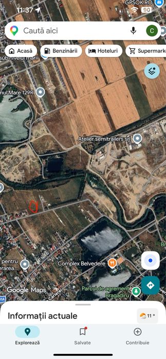 Vand teren intravilan in clinceni