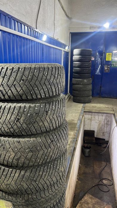 Ошиповка резины новой и б/у