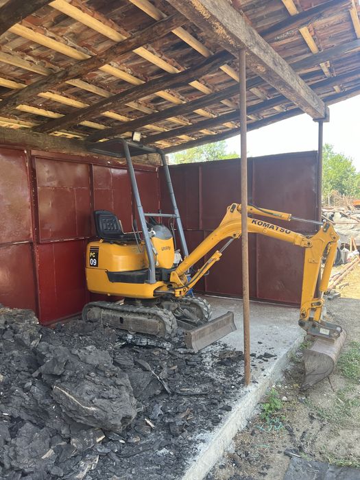 Miniexcavator Komatsu Pc09 *2 pistoane*