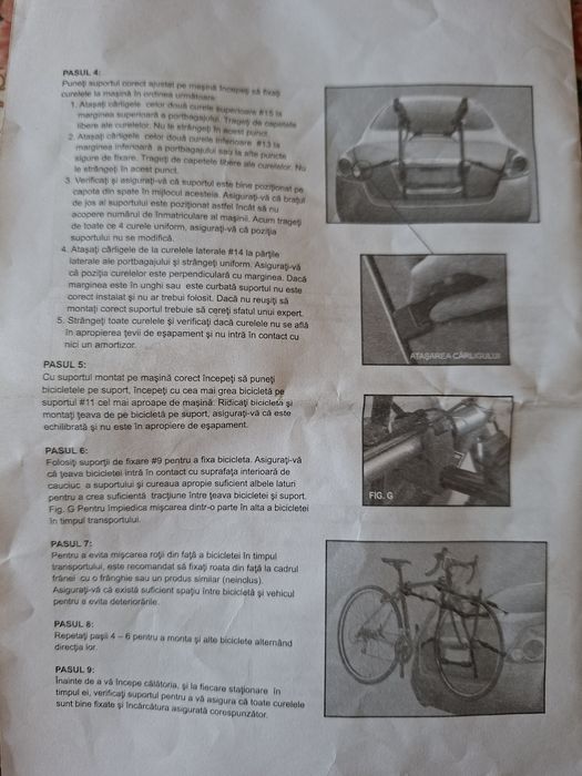 Suport auto biciclete