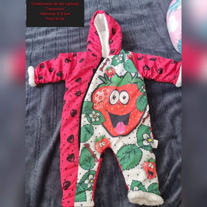 Combinezon de fas captusit " Capsunica "