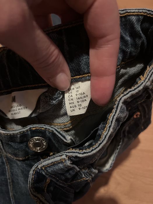 Дънки H&M Zara 9-10г. Размер 140см
