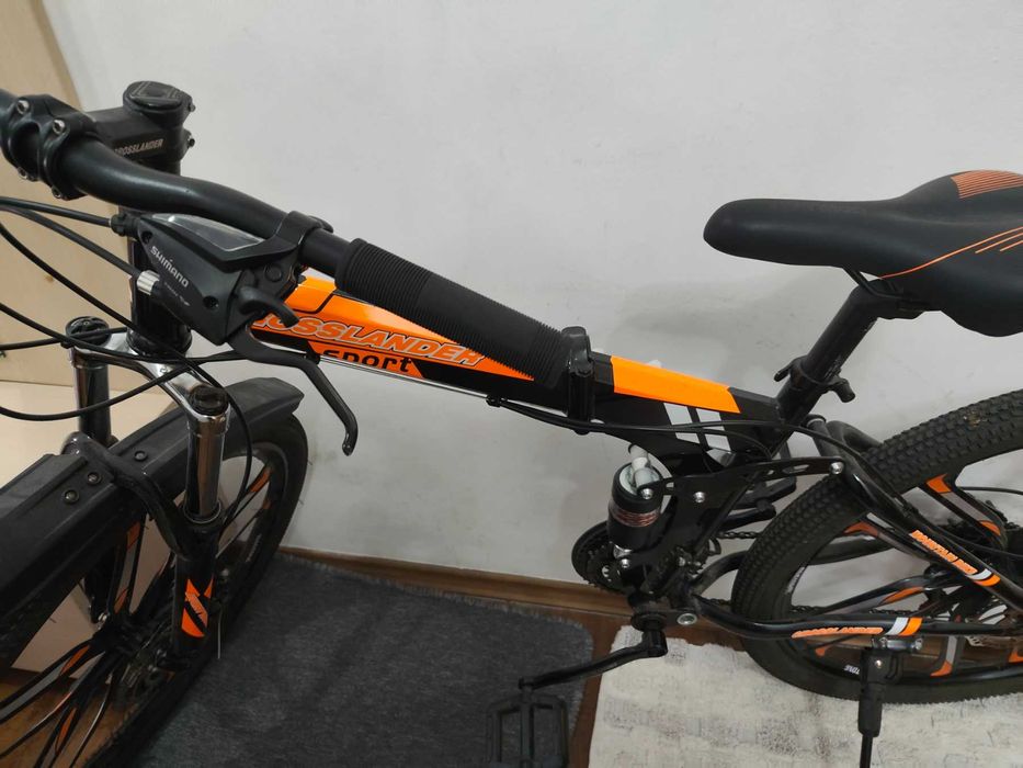 Велосипед Crosslander Сгъваем – Черно/Оранжев Sport