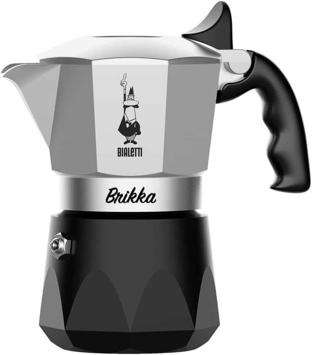 Гейзерная кофеварка Bialetti Nuova Brikka 2 Cups 100ml! Made in Italy!