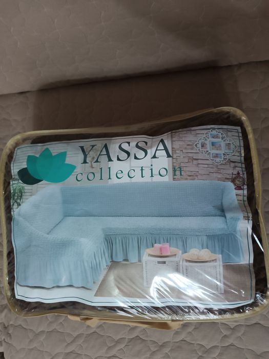 Покрывало на угловой диван