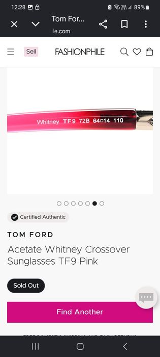 Folding Tom Ford Whitney
