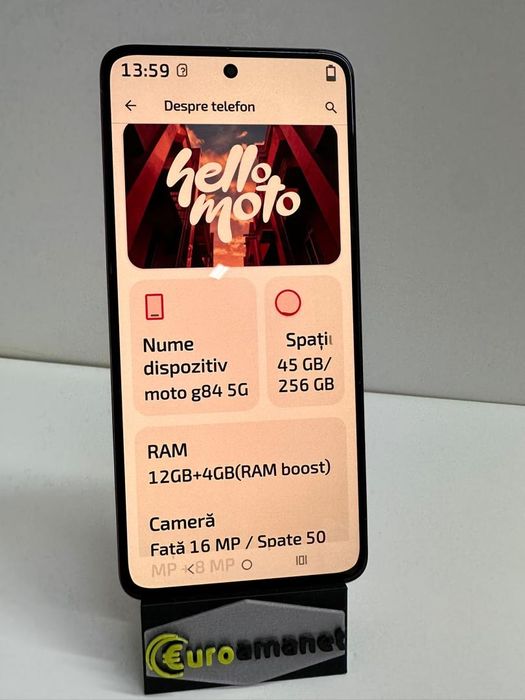 Telefon mobil Motorola moto g05, Dual SIM, 256GB, 8GB RAM, 5200 -I-