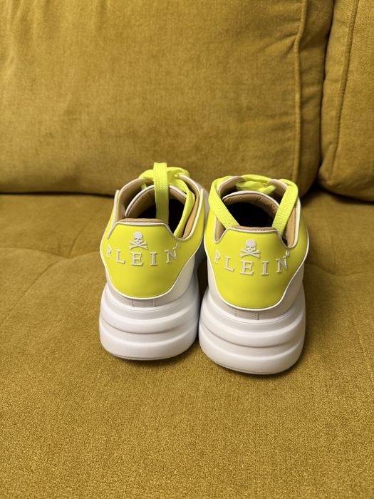 Philipp Plein Nappa Leather Low Top Sneakers