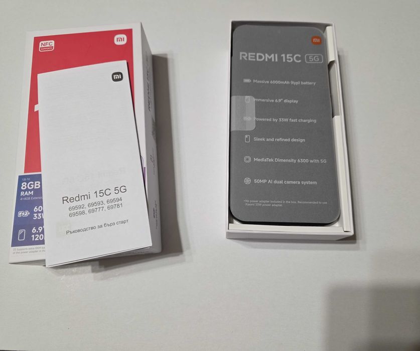 Xiaomi Redmi 15C 5G 128 GB Black