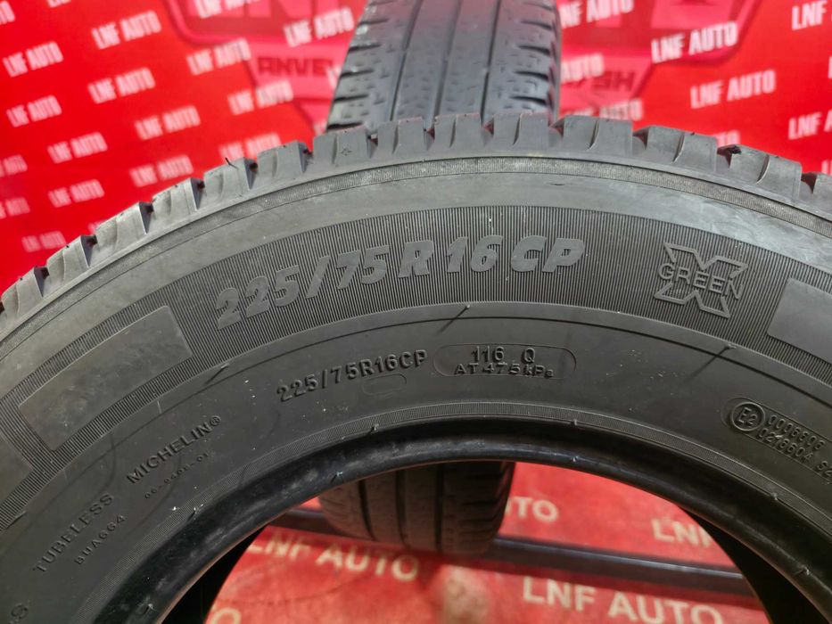 Anvelope de VARA - 225/75/16C - Michelin - 5 MM - DOT 2020 !