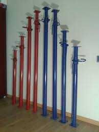 Телескопическая стойка оцинкованная, домкрат