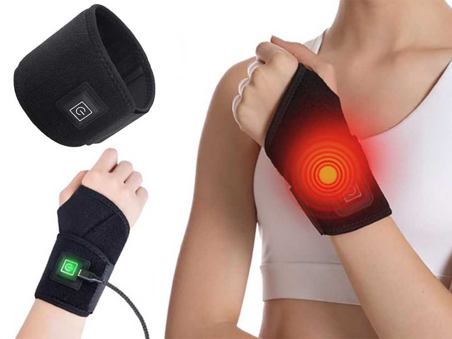 Orteza incalzita incheietura mainii cu 3 trepte de temperatura USB