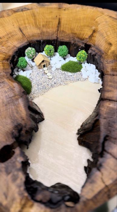 Masuta de cafea din rasina