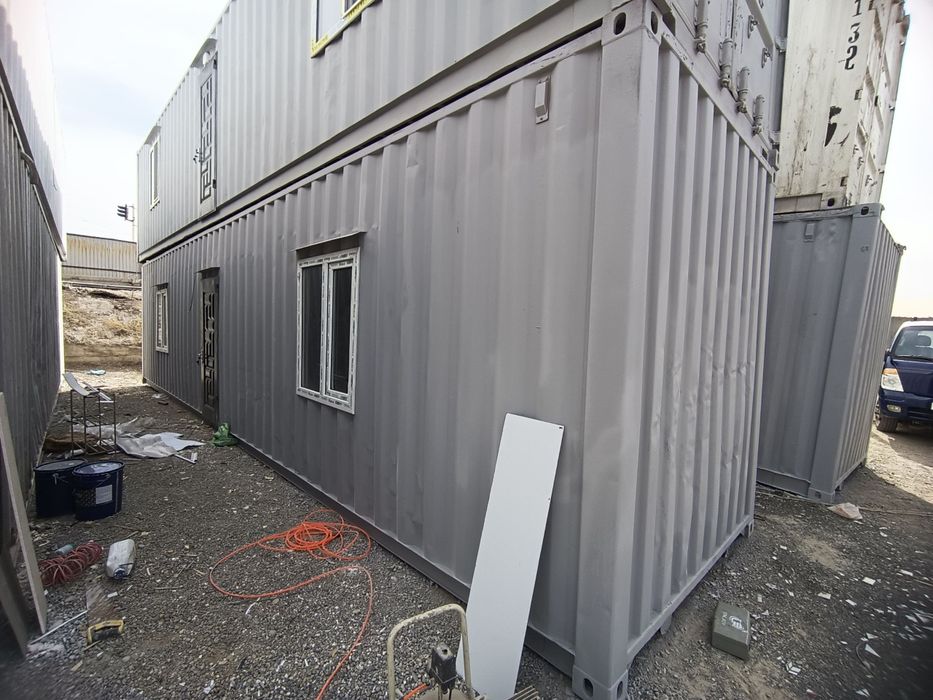 Konteyner domik, ofis, dukon, yotoqxona, sartaroshxona ,showroom