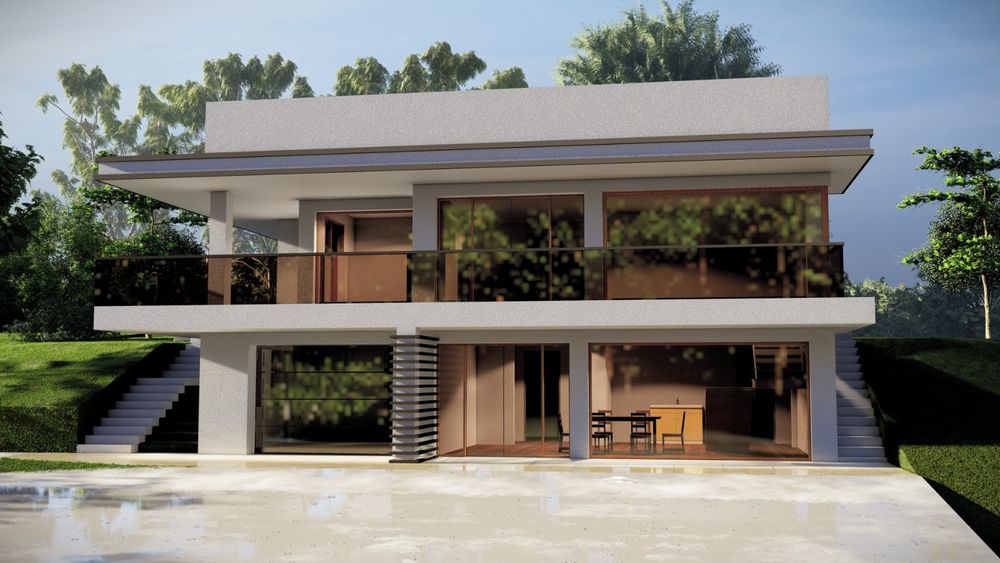 Casă la Moara, în construcție, proiect deosebit