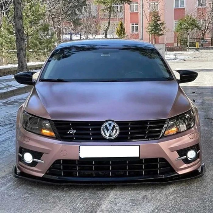 Capace Oglinzi M Style Batman Volkswagen VW Passat CC, Negru Lucios