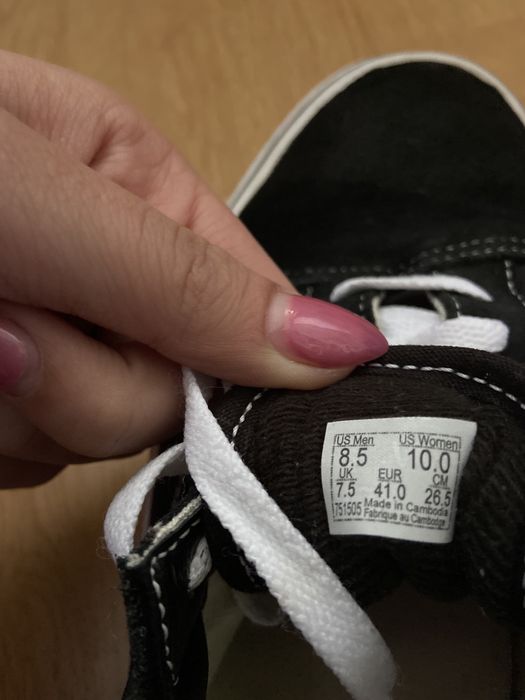 Vans черни и червени /100% Оригинални