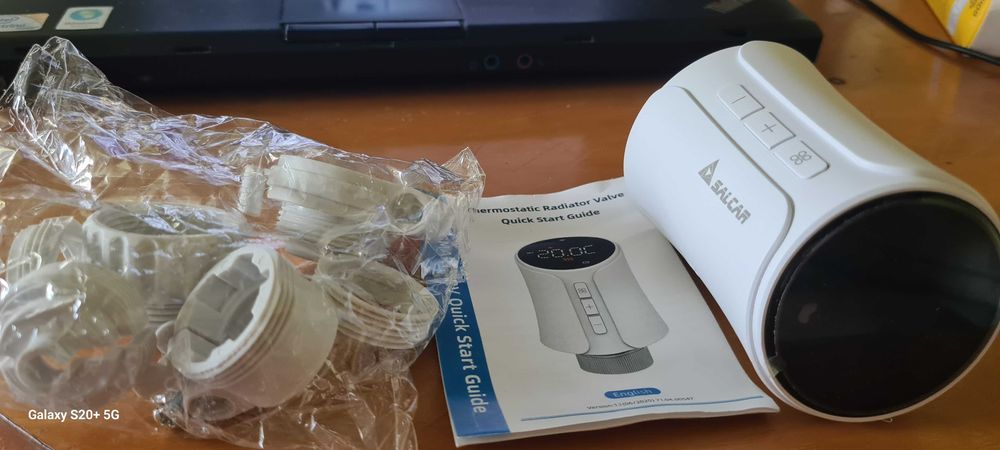 Termostat calorifer, inteligent, Wi-Fi Salcar TRV706W