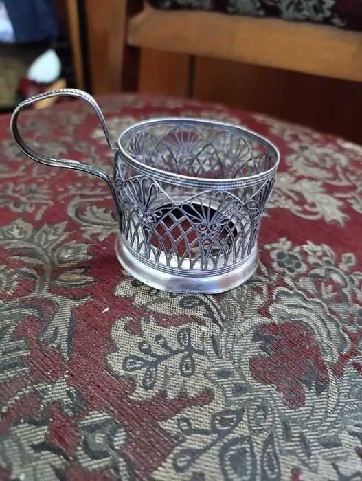 Мельхиоровый подстаканник, винтаж