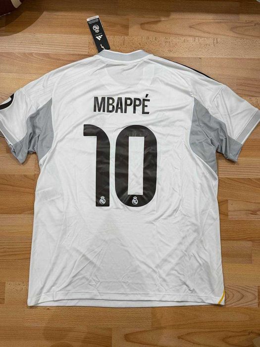 Оригинальная футболка adidas Real Madrid 25/26 Home Mbappe Jersey!