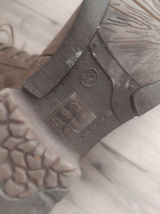 Ботинки со шнуровкой, коричневые, 37 размер