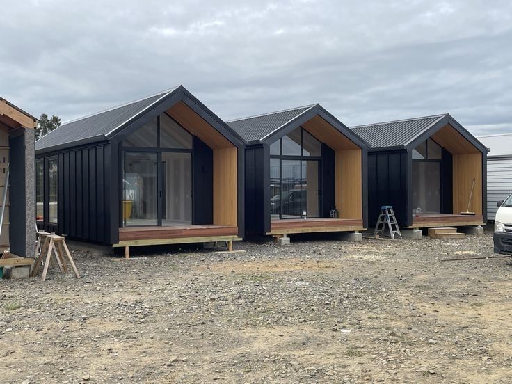 Casute din lemn moderne de locuit