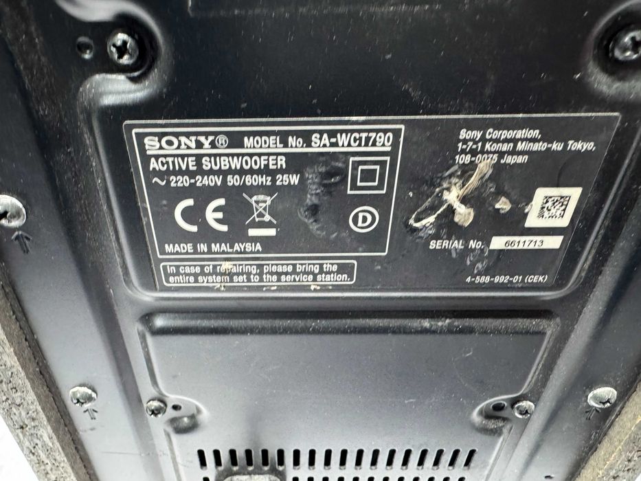 Саундбар - Sony SA-CT790 / S1