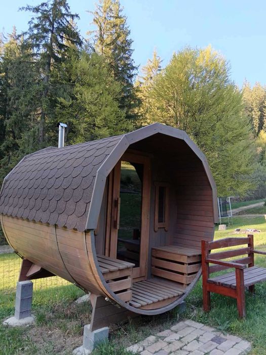 Vand Sauna butoi ,cu soba