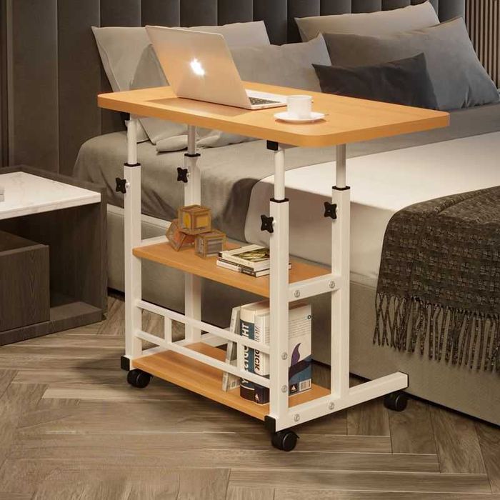 Столик прикроватныйдля ноутбука cкладной столик с регулируемой высотой