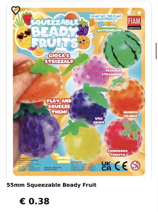 Капсули с играчки за вендинг машини