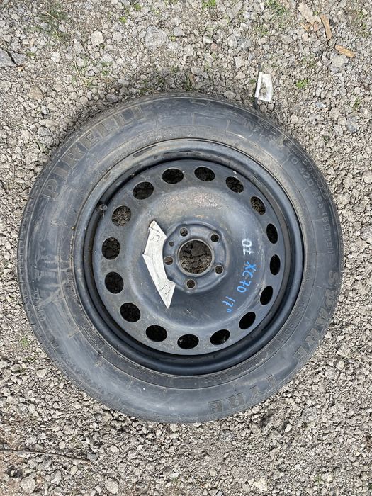 Резервна гума 17”-Volvo XC70/T135/90/17;патерица /