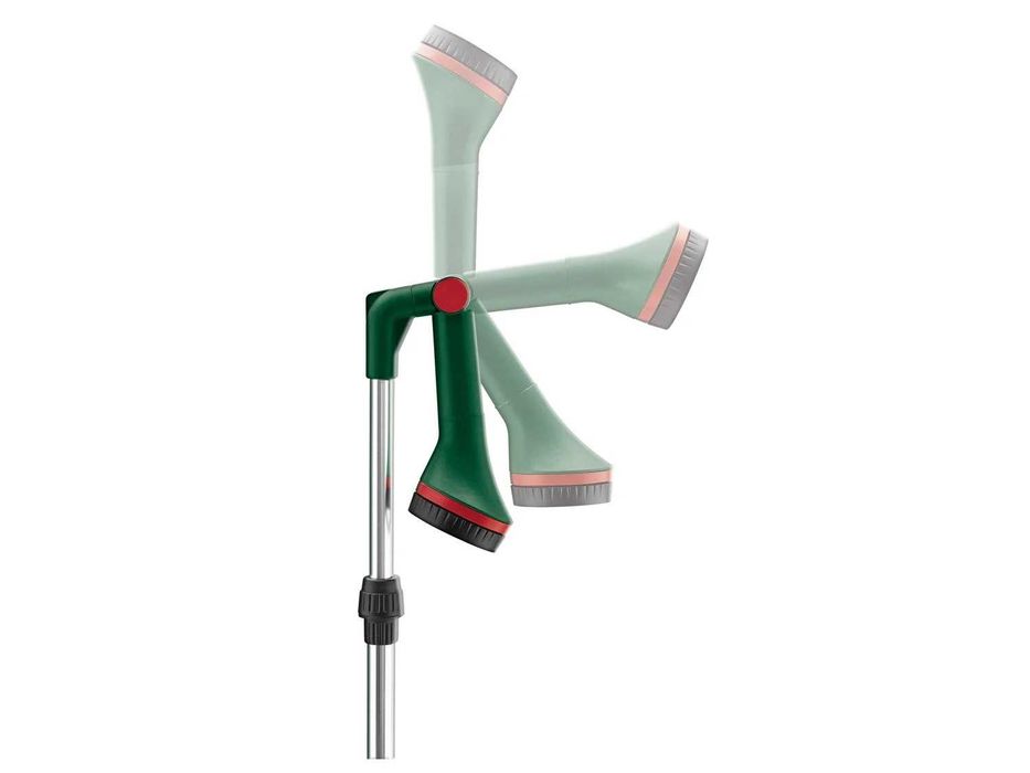 НОВИ! Градински душ с клин и триножник Parkside регулируем