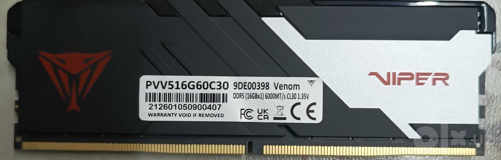 Patriot Viper Venom DDR5-6000 CL30 — 16GB