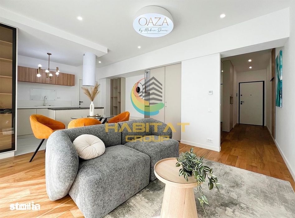One Cotroceni Park 2 camere 5/8, parcare + boxa, complet utilat mobila