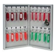 Ключница для ключей на 120 ключа металлическая настенная с замком для