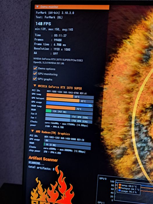 Placă video RTX 2070 SUPER