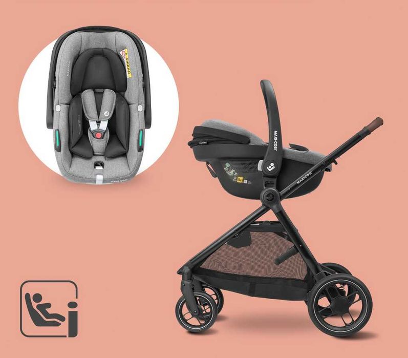 Бебешка количка Maxi-Cosi Zelia S Trio 3в1 ЧИСТО НОВА CabrioFix i-Size