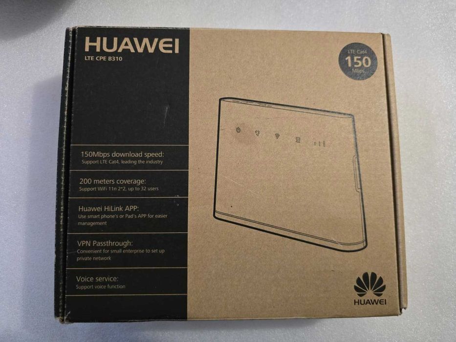 Router Wireless 4G Huawei B310s-22 – Slot SIM, 150 Mbps, Liber de Rețea