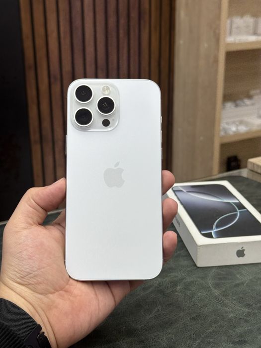 16 Pro Max 512GB 92% 2SIM White Titanium (Белый)