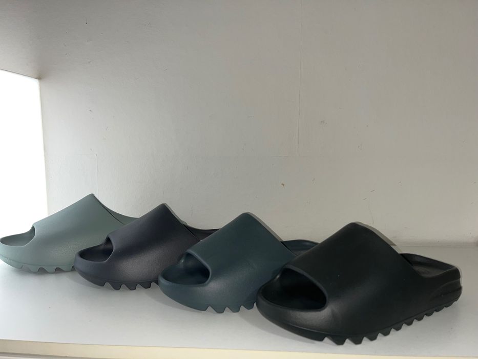 100% Originali Yeezy Slide Adidas Papuci  Salt Onyx Flax Resin Slate