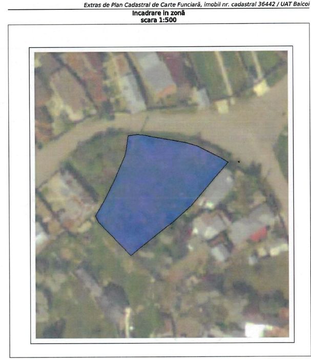 Teren intravilan - Băicoi - 1061mp