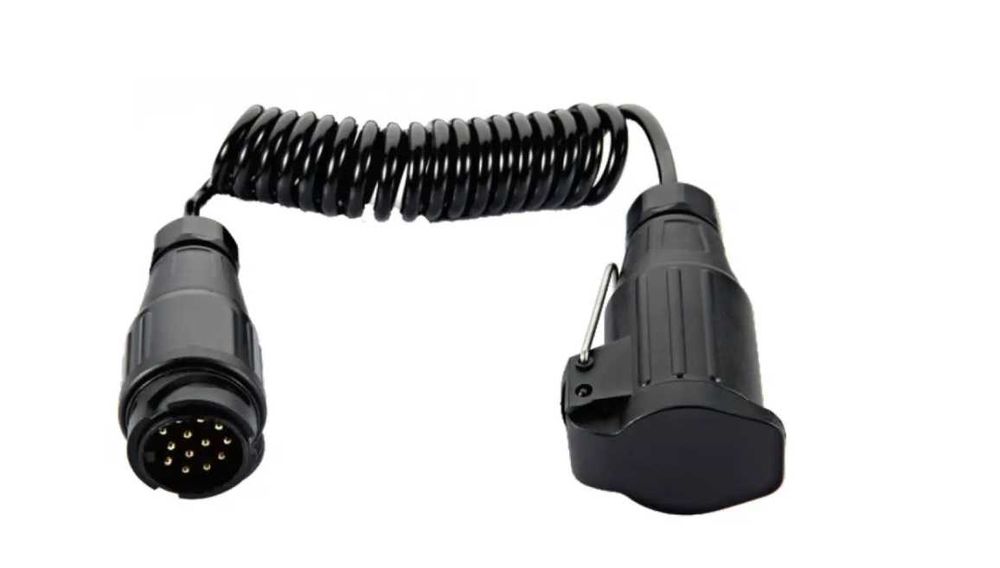 Cablu electric spiralat prelungitor priza remorca 13 Pini Germany