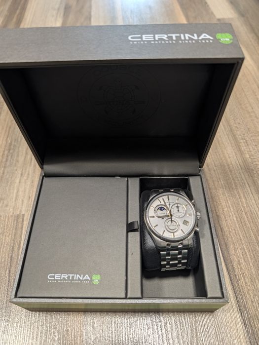 Ceas Certina DS-8 :: Moon phase:: Sapphire :: Quartz ::