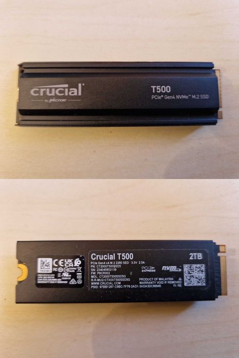 Crucial CT2000T500SSD5 — 2TB SSD  M.2 NVMe gen4 PS5