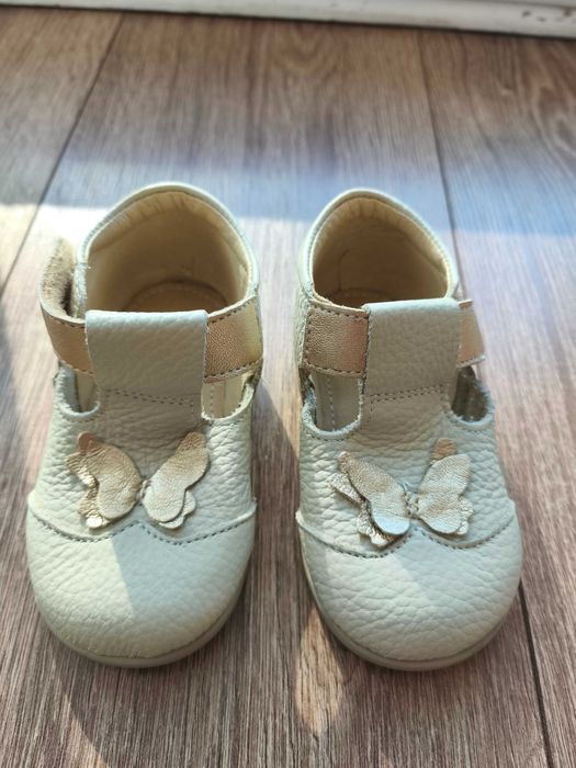 Pantofi barefoot fetiță din piele naturala Ariana Shose, mărimea 20