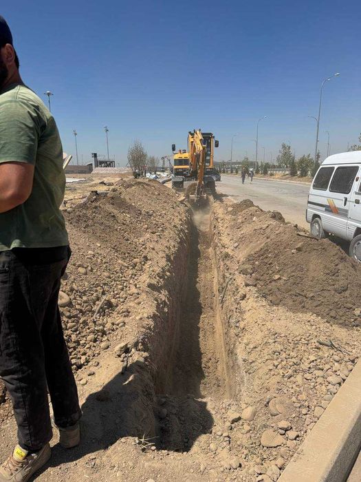 Траншея ковлаш копка траншей