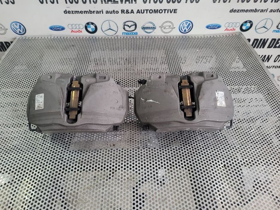 Etrieri Etrier Fata 4 Pistonase Audi A6 S6 A7 S7 4K C8 Allroad 3.0 Tdi Quattro Dupa 2018 Aproape Noi