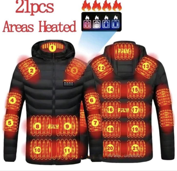 Мъжко отопляемо яке 6XL