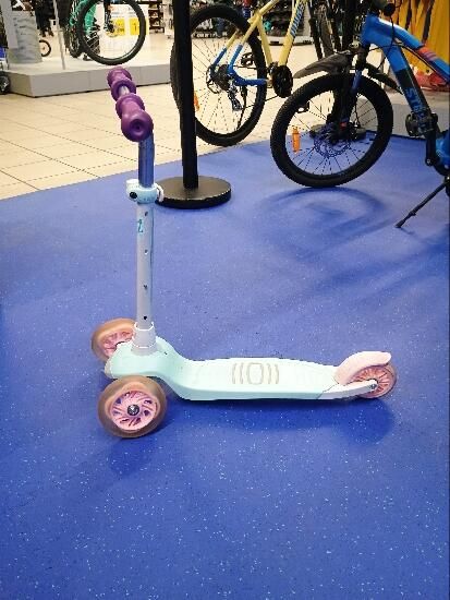 Trotinetă B1 500 alb-verde - produs resigilat - (SecondHand) Decathlon