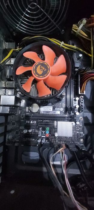 Комплект  Мат.плата H310 DDR4 .i3 9100 F (4ядра) 3600 GHz,,куллер.